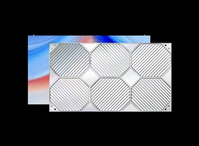 0.9 micro-pitch gemeenschappelijke kathode energiebesparende display